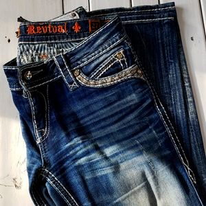 Rock revival bott cut jeans